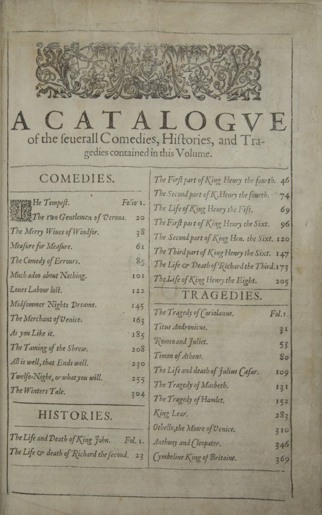First Folio